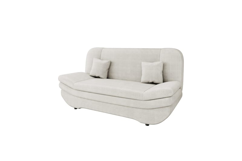 Figurelle Sovesofa 2-seter i Chenille, Hvit