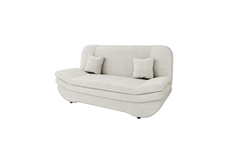 Figurelle Sovesofa 2-seter i Chenille, Hvit