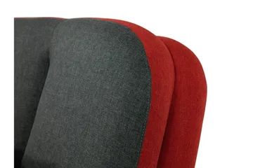 Figurelle Sovesofa 2-seter i Chenille - Oransje - Møbler - Sofaer - Sovesofaer - 2 seters sovesofa