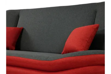 Figurelle Sovesofa 2-seter i Chenille - Oransje - Møbler - Sofaer - Sovesofaer - 2 seters sovesofa