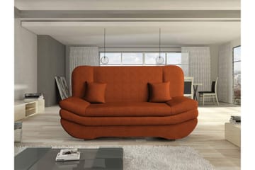 Figurelle Sovesofa 2-seter i Chenille - Oransje - Møbler - Sofaer - Sovesofaer - 2 seters sovesofa