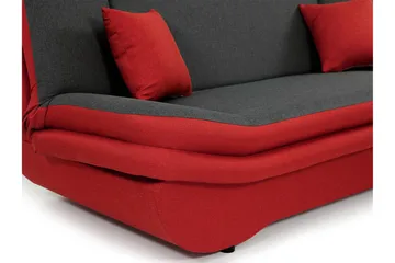 Figurelle Sovesofa 2-seter i Chenille - Oransje - Møbler - Sofaer - Sovesofaer - 2 seters sovesofa