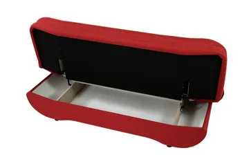 Figurelle Sovesofa 2-seter i Chenille - Oransje - Møbler - Sofaer - Sovesofaer - 2 seters sovesofa
