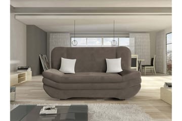 Figurelle Sovesofa 3-seter - Brun - Møbler - Sofaer - Sovesofaer - 3 seters sovesofa