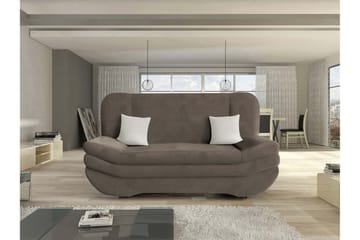 Figurelle Sovesofa 3-seter - Brun - Møbler - Sofaer - Sovesofaer - 3 seters sovesofa