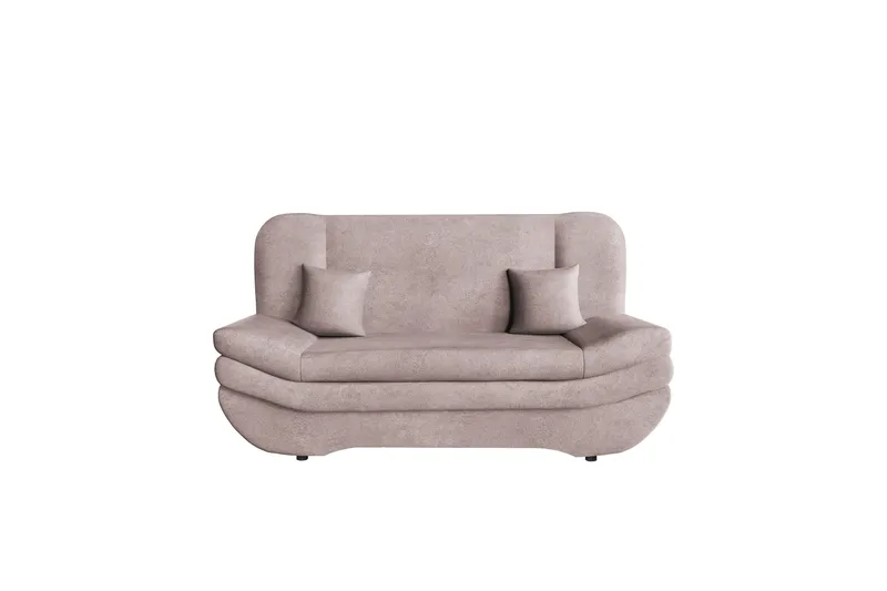 Figurelle Sovesofa 3-seter - Rosa - Møbler - Sofaer - Sovesofaer - 3 seters sovesofa