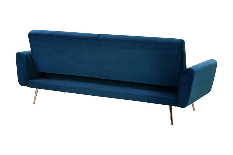 Filia Sovesofa 3-seter - Blå/Kobber - Møbler - Sofaer - Sovesofaer - 3 seters sovesofa