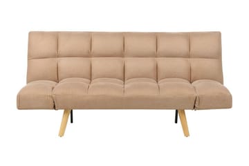 Fiora Sovesofa 3-seter - Brun/Lyst tre - Møbler - Sofaer - Sovesofaer - 3 seters sovesofa