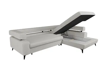 Fito Sovesofa med Sjeselong 3-seter - Beige - Møbler - Sofaer - Sovesofaer - Sovesofa divan