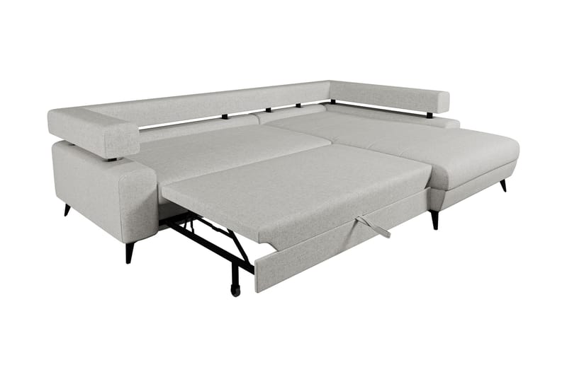 Fito Sovesofa med Sjeselong 3-seter - Grå - Møbler - Sofaer - Sovesofaer - Sovesofa divan