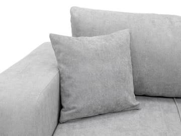 Flo 3-seter Kubisk Sovesofa med Oppbevaring i Bouclé - Grå - Møbler - Sofaer - Sovesofaer - 3 seters sovesofa