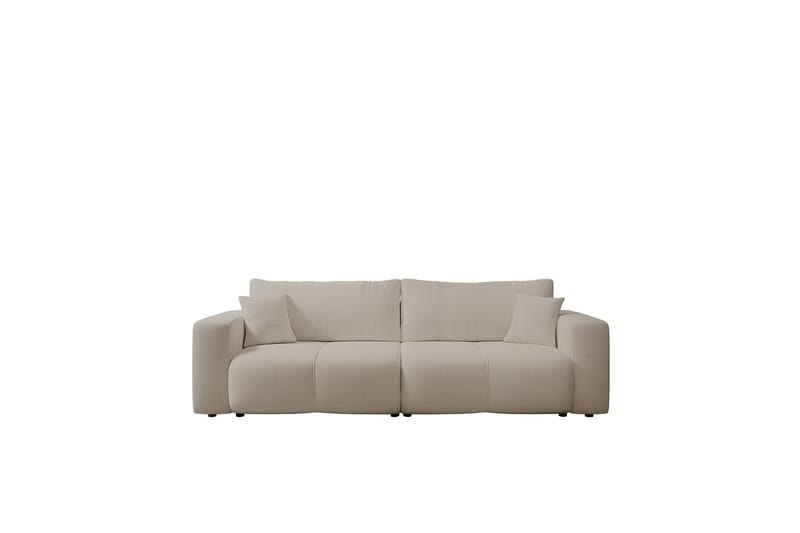 Flo 3-seter Sovesofa med Oppbevaring i Stoff, Beige