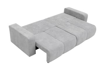Flo 3-seter Sovesofa med Oppbevaring i Stoff - Beige - Møbler - Sofaer - Sovesofaer - 3 seters sovesofa