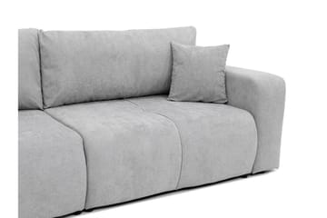 Flo 3-seter Sovesofa med Oppbevaring i Stoff - Beige - Møbler - Sofaer - Sovesofaer - 3 seters sovesofa