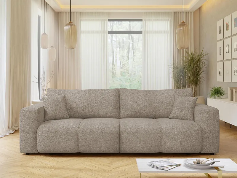 Flo Sovesofa 3-seter - Beige - Møbler - Sofaer - Sovesofaer - 3 seters sovesofa