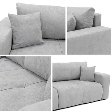 Flo Sovesofa 3-seter - Hvit - Møbler - Sofaer - Sovesofaer - 3 seters sovesofa