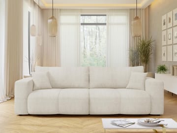Flo Sovesofa 3-seter - Hvit - Møbler - Sofaer - Sovesofaer - 3 seters sovesofa