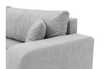 Flo Sovesofa 3-seter i Plysj - Beige - Møbler - Sofaer - Sovesofaer - 3 seters sovesofa