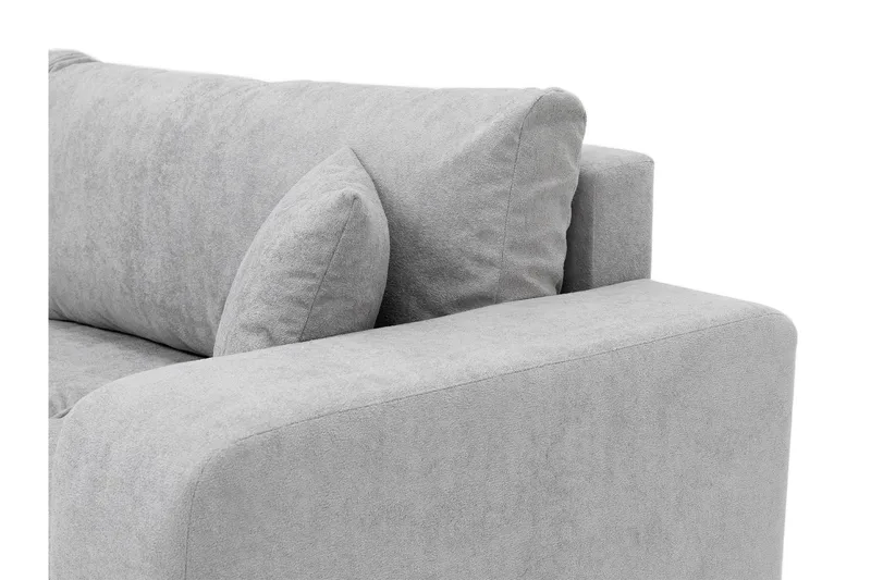 Flo Sovesofa 3-seter i Plysj - Beige - Møbler - Sofaer - Sovesofaer - 3 seters sovesofa
