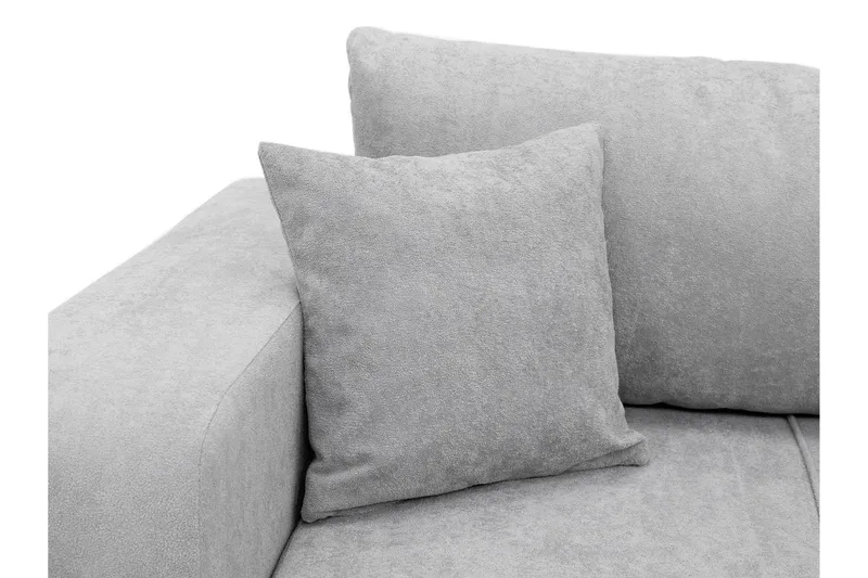 Flo Sovesofa 3-seter i Plysj - Beige - Møbler - Sofaer - Sovesofaer - 3 seters sovesofa