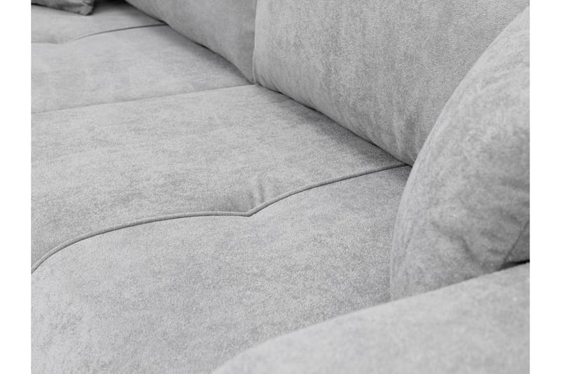 Flo Sovesofa 3-seter i Plysj - Gul - Møbler - Sofaer - Sovesofaer - 3 seters sovesofa