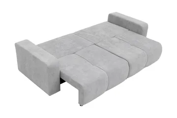 Flo Sovesofa 3-seter i Plysj - Gul - Møbler - Sofaer - Sovesofaer - 3 seters sovesofa