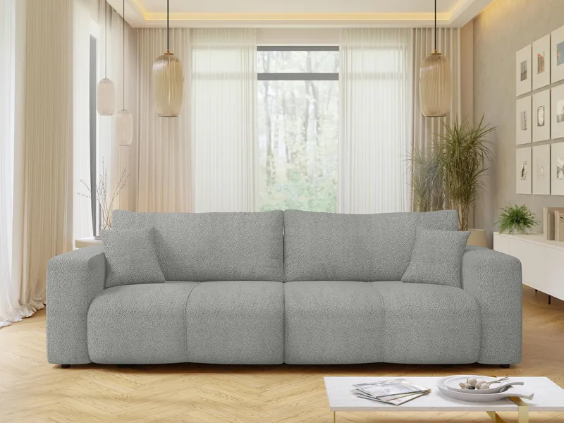 Flo Sovesofa 3-seter - Lysegrå - Møbler - Sofaer - Sovesofaer - 3 seters sovesofa