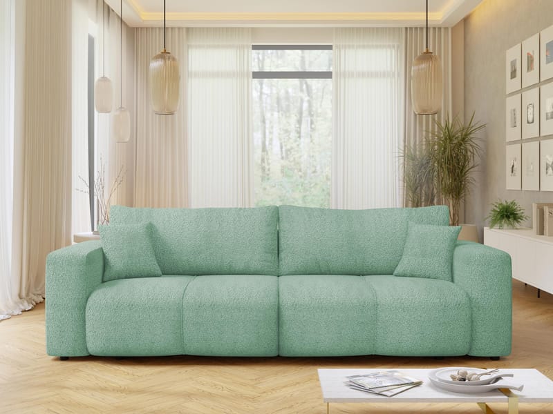 Flo Sovesofa 3-seter - Mintgrønn - Møbler - Sofaer - Sovesofaer - 3 seters sovesofa