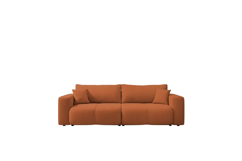 Flo Sovesofa 3-seter - Oransje - Møbler - Sofaer - Sovesofaer - 3 seters sovesofa