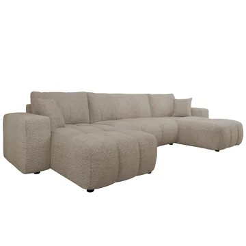 Flo Sovesofa med dobbel sjeselong 4-seter