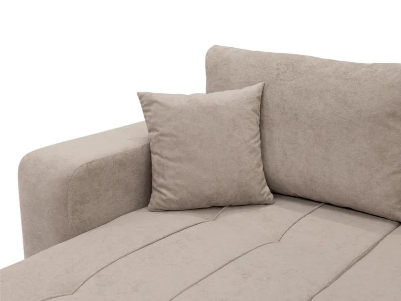 Flo Sovesofa med dobbel sjeselong 4-seter - Brun - Møbler - Sofaer - Sovesofaer - U sovesofa