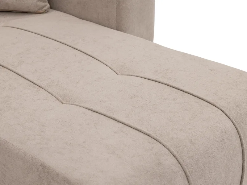 Flo Sovesofa med dobbel sjeselong 4-seter - Hvit - Møbler - Sofaer - Sovesofaer - U sovesofa