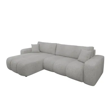 Flo Sovesofa med sjeselong 3-seter - Grå - Møbler - Sofaer - Sovesofaer - Sovesofa divan