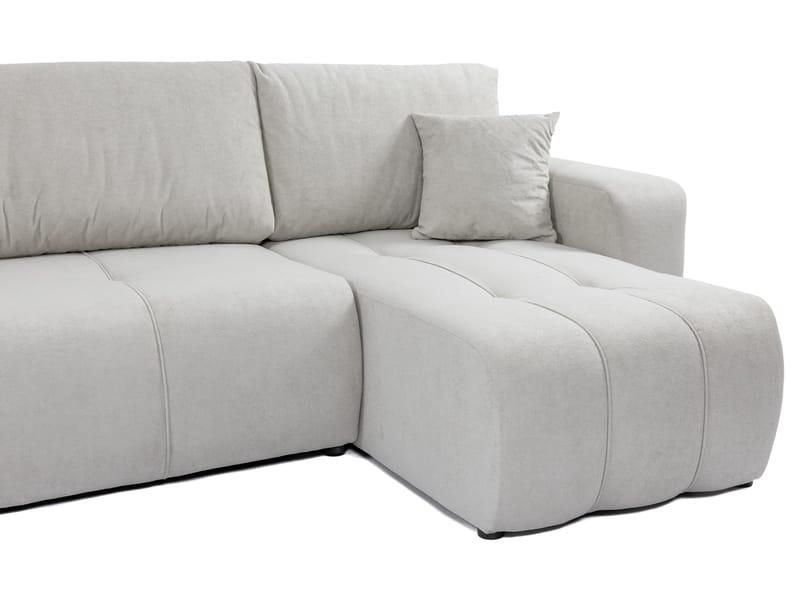 Flo Sovesofa med sjeselong 3-seter - Grå - Møbler - Sofaer - Sovesofaer - Sovesofa divan