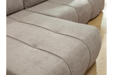 Flo Sovesofa med Sjeselong 3-seter - Grå - Møbler - Sofaer - Sovesofaer - Sovesofa divan