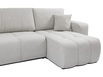 Flo Sovesofa med sjeselong 3-seter - Grå - Møbler - Sofaer - Sovesofaer - Sovesofa divan