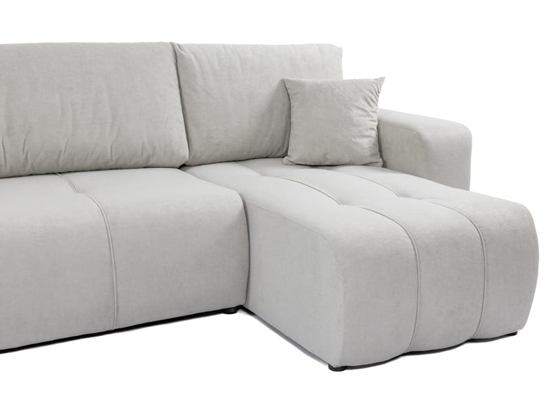 Flo Sovesofa med sjeselong 3-seter - Grå - Møbler - Sofaer - Sovesofaer - Sovesofa divan