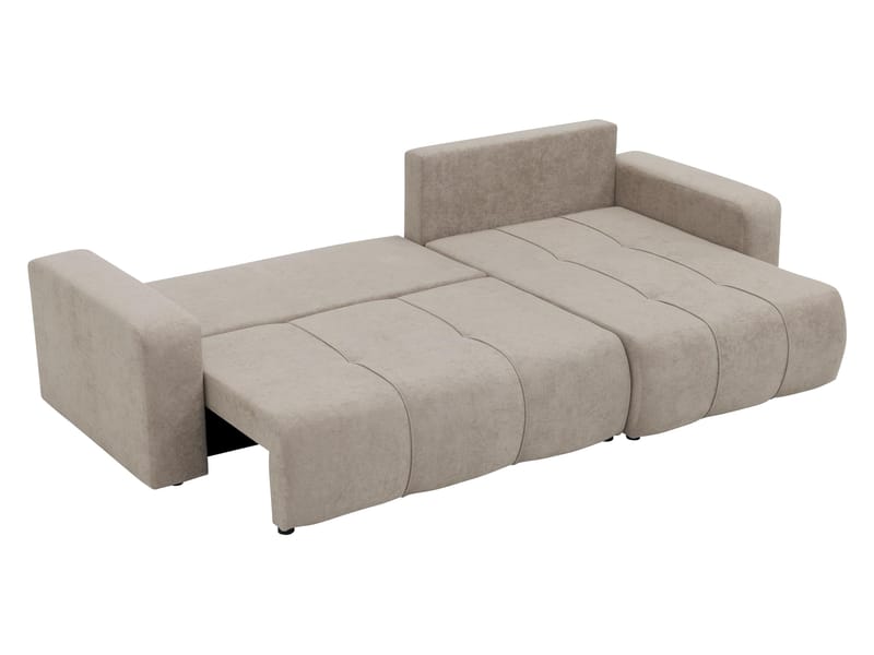 Flo Sovesofa med sjeselong 3-seter - Hvit - Møbler - Sofaer - Sovesofaer - Sovesofa divan