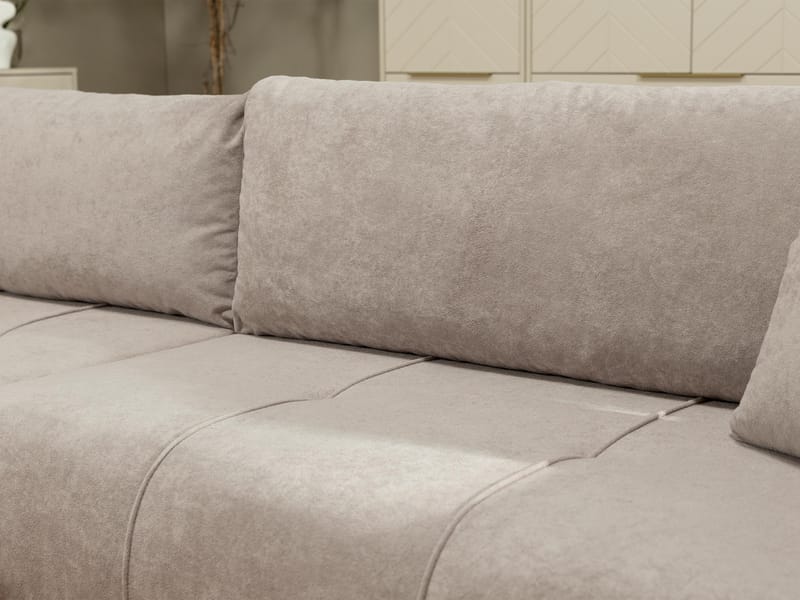 Flo Sovesofa med sjeselong 3-seter - Hvit - Møbler - Sofaer - Sovesofaer - Sovesofa divan