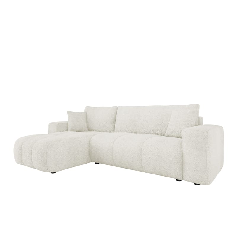 Flo Sovesofa med sjeselong 3-seter - Hvit - Møbler - Sofaer - Sovesofaer - Sovesofa divan