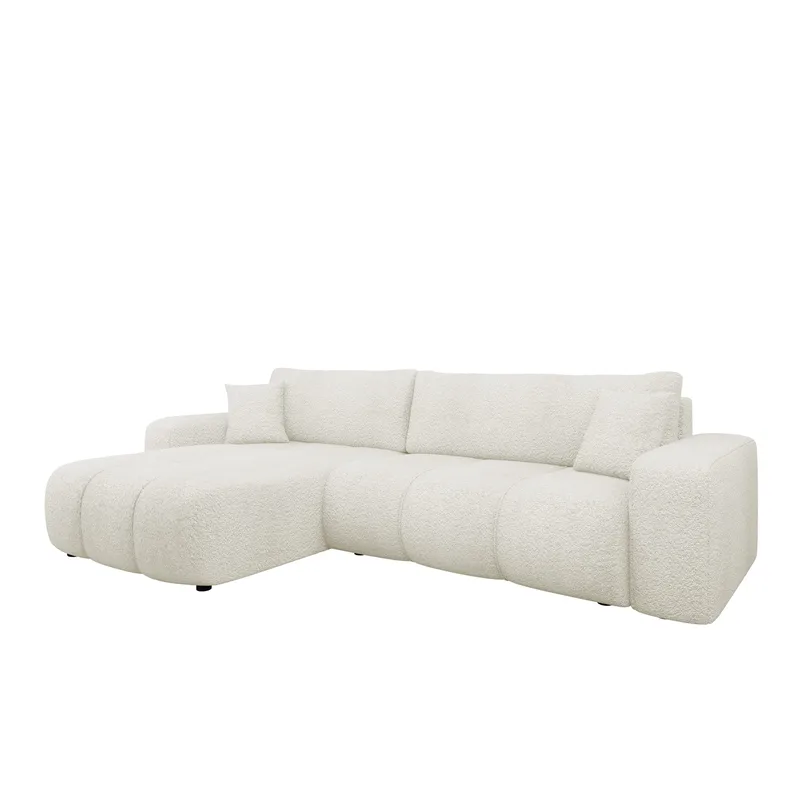 Flo Sovesofa med sjeselong 3-seter - Hvit - Møbler - Sofaer - Sovesofaer - Sovesofa divan