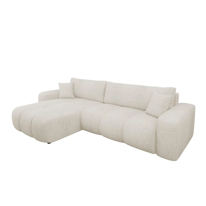 Flo Sovesofa med sjeselong 3-seter - Kremhvit - Møbler - Sofaer - Sovesofaer - Sovesofa divan