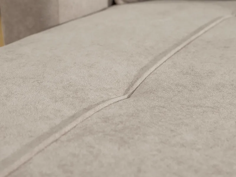 Flo Sovesofa med sjeselong 3-seter - Lysegrå - Møbler - Sofaer - Sovesofaer - Langsgående sovesofa
