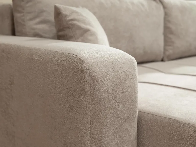 Flo Sovesofa med sjeselong 3-seter - Mintgrønn - Møbler - Sofaer - Sovesofaer - Langsgående sovesofa