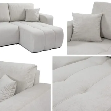 Flo Sovesofa med sjeselong 3-seter - Mintgrønn - Møbler - Sofaer - Sovesofaer - Sovesofa divan