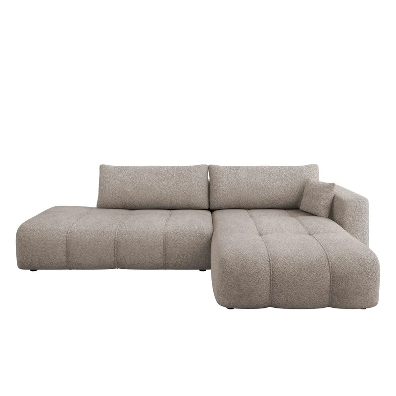 Flo Sovesofa med sjeselong 4-seter, Beige