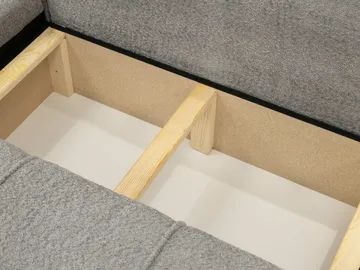 Flo Sovesofa med sjeselong 4-seter - Beige - Møbler - Sofaer - Sovesofaer - Langsgående sovesofa