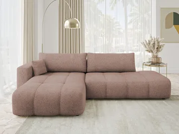 Flo Sovesofa med sjeselong 4-seter - Brun - Møbler - Sofaer - Sovesofaer - Sovesofa divan