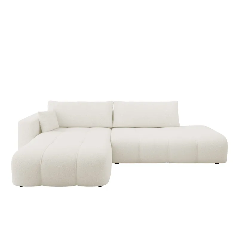 Flo Sovesofa med sjeselong 4-seter, Hvit