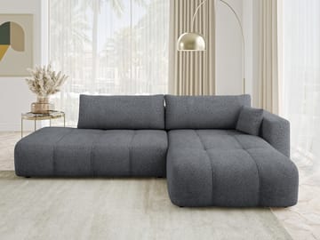 Flo Sovesofa med sjeselong 4-seter - Hvit - Møbler - Sofaer - Sovesofaer - Sovesofa divan